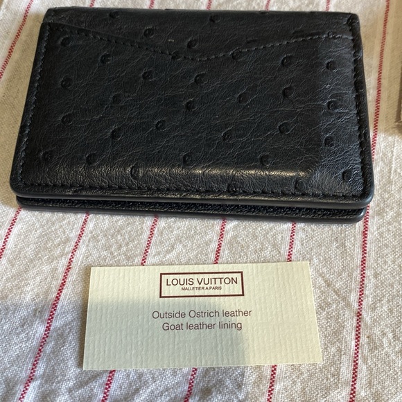 NOT INCLUDED IN SALE. NEW with tags LV Pocket Organizer. Ostrich and Goat Skin. - Picture 10 of 16